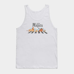 Lion King Characters Walking Across The Road Comfort Colors Tank Top